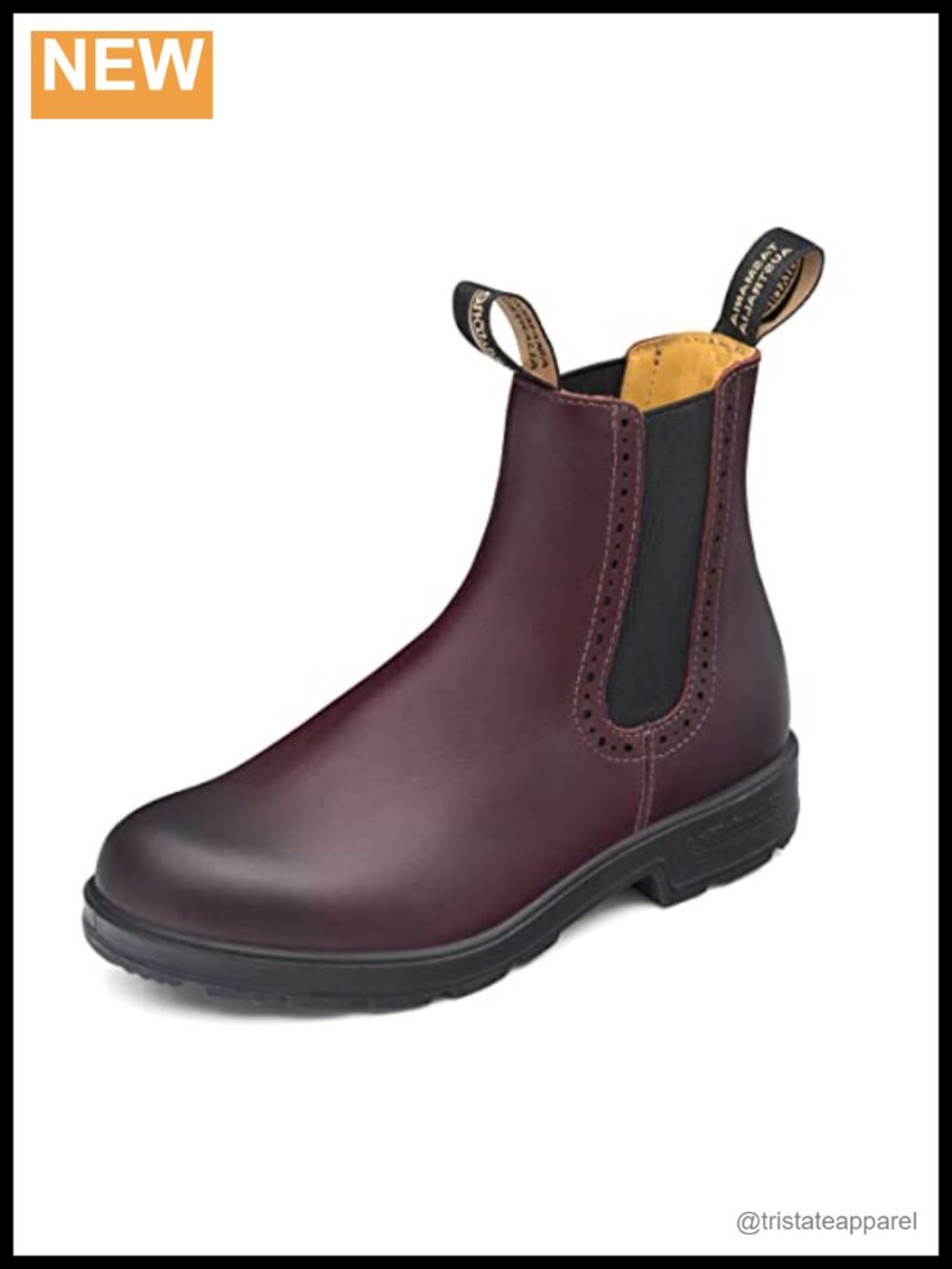Premium Leather Women's Chelsea Ankle Boots - Block Heel